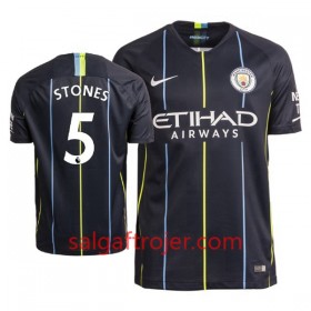 Manchester City Fodboldtrøjer Stones 5 Udebanesæt 2018/19 Kort ærmer